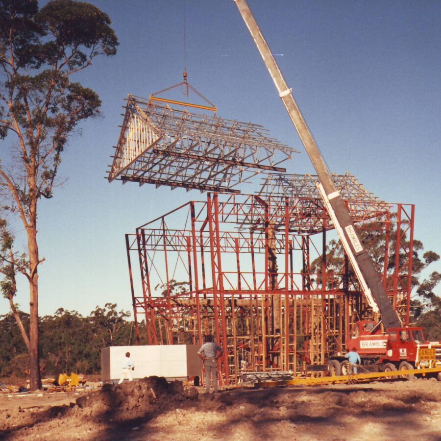 The Ettamogah pub being built