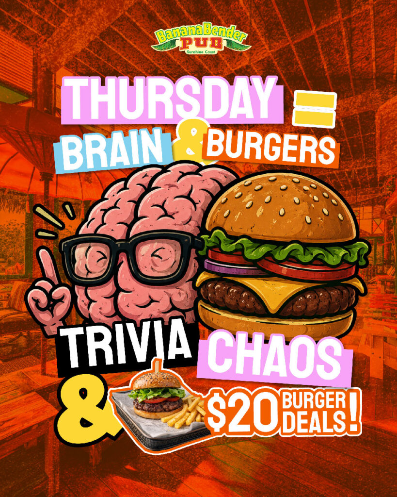 What's On | Banana Bender Pub Sunshine Coast live music, dining & events