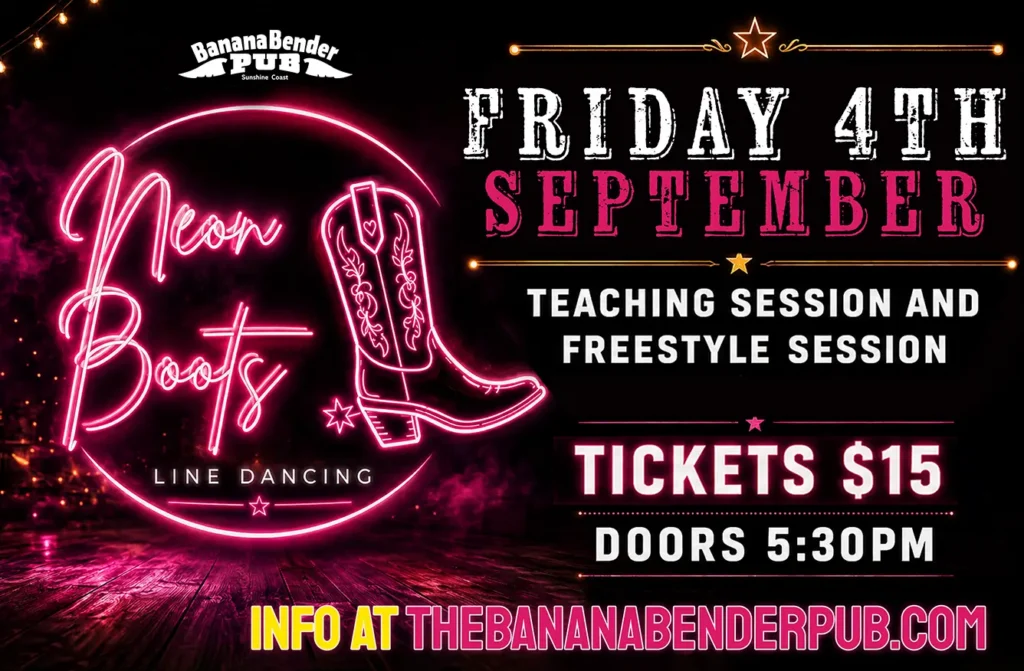 Neon Boots Line Dancing